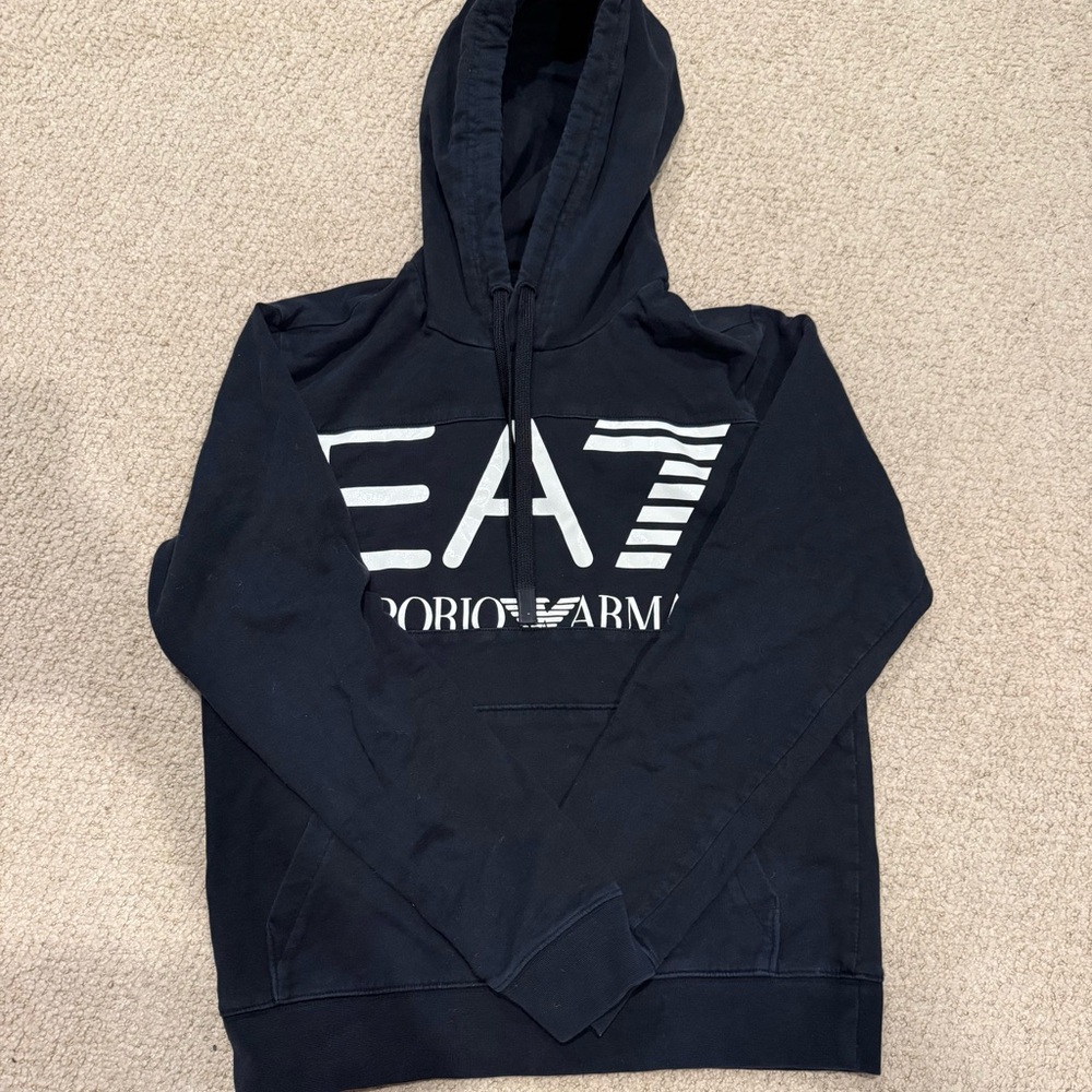 Emporio Armani Navy Hoodie
